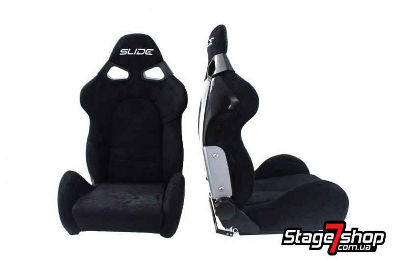 Спортивное сиденье ковш SLIDE Cuga Suede Black